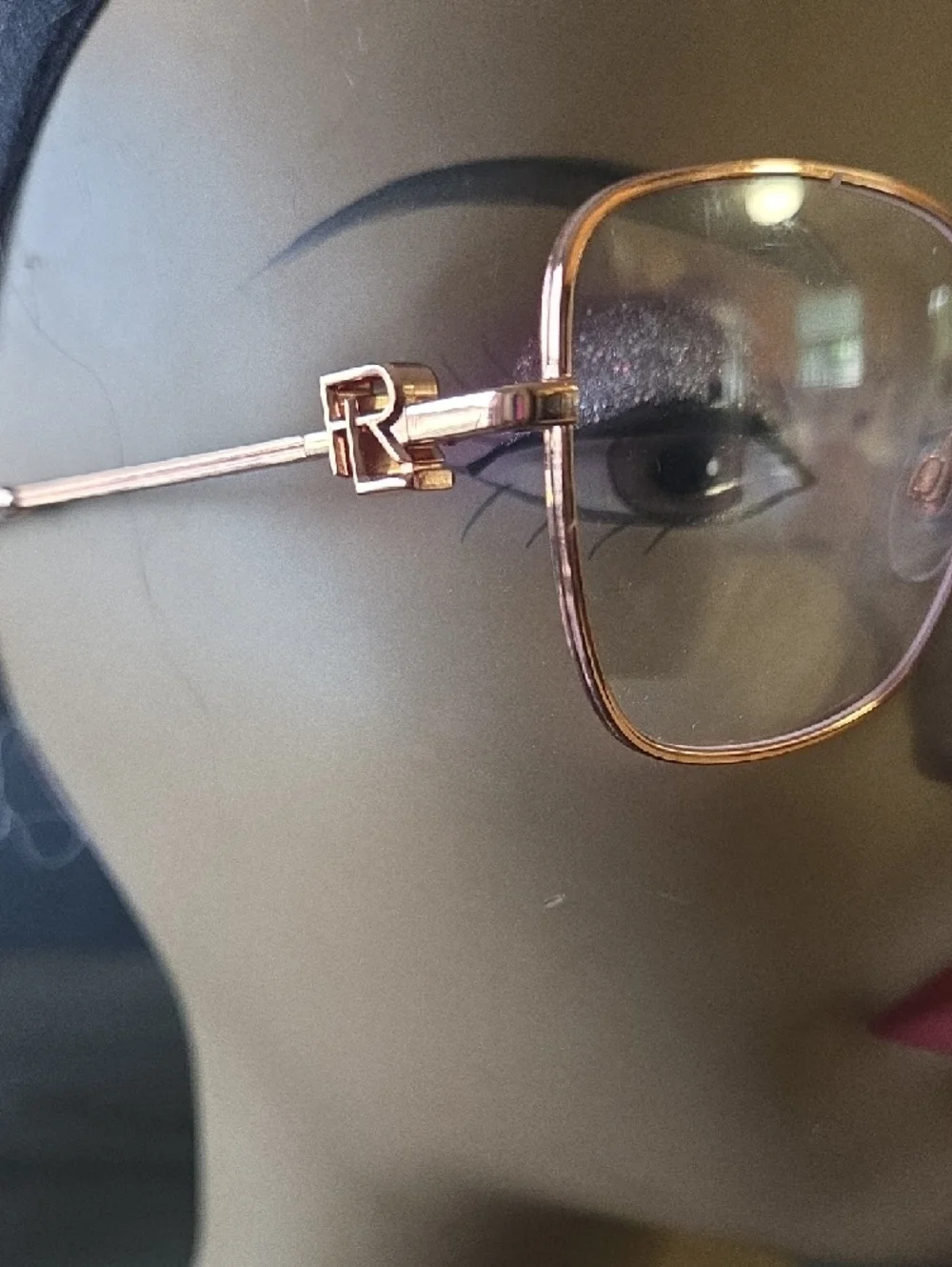 Ralph Lauren Rose Gold Square Metal Glasses RL5128 9329
